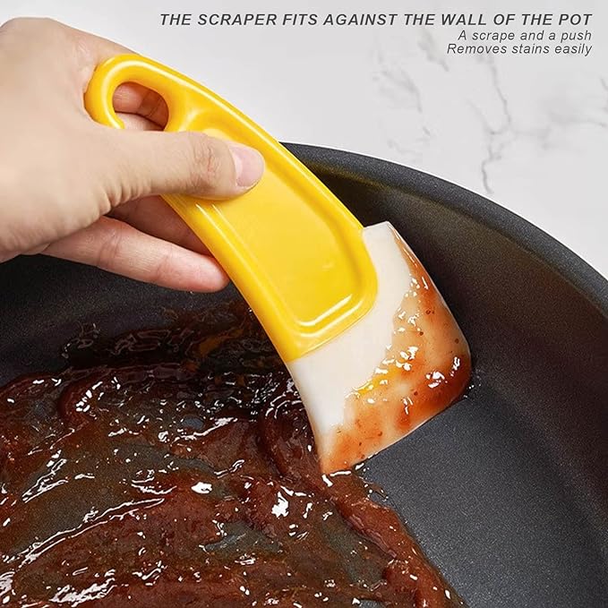 Non-Stick Silicone Kitchen Scraper