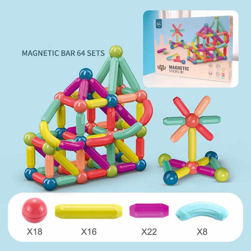 Magnetic Building Sticks