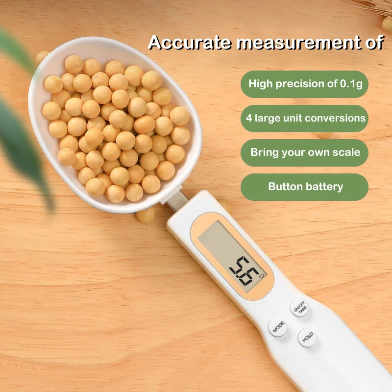 Electronic Kitchen Scale 500g 0.1g LCD Digital Measuring Food Flour Digital Spoon Scale Mini Kitchen Tool for Milk Coffee Scale