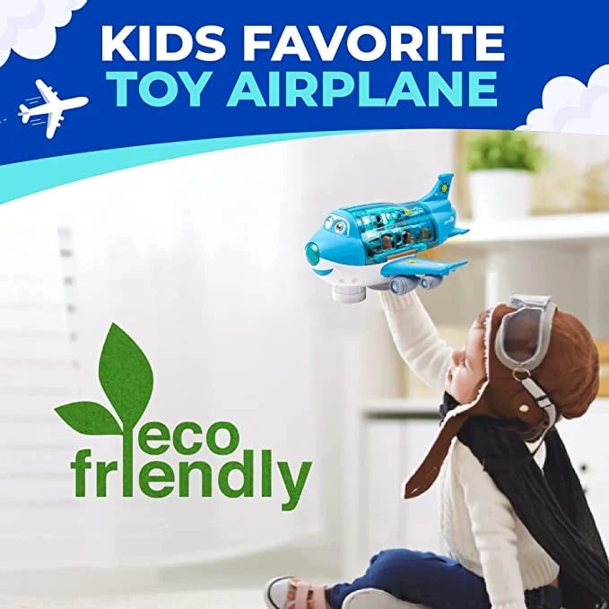 (🎁Children's Day Sale-47% OFF) 360° Rotating Electric Toy Plane ✈