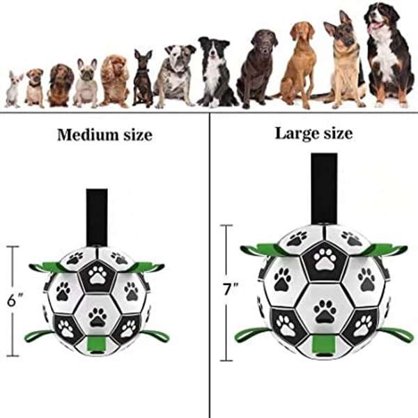 ⚽Dog toy soccer ball with grab tabs - Buy 2 get 10% off&free shipping