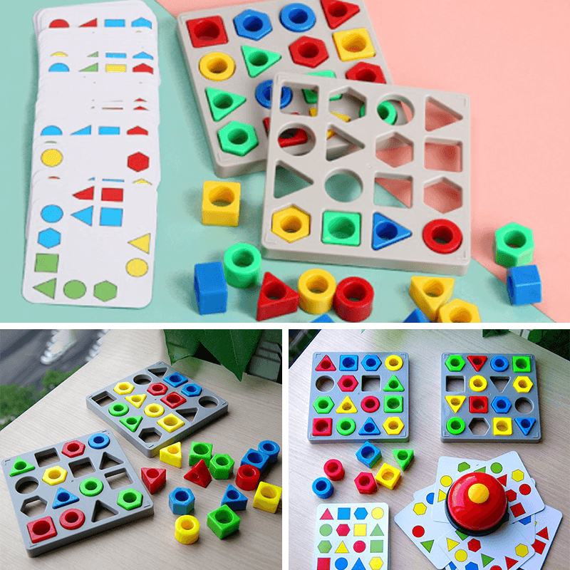 🔥2022 Summer Hot Sale - 48% OFF🔥Shape Matching Game Color Sensory Educational Toy - Buy 2 Get EXTRA 10% OFF & FREE SHIPPING