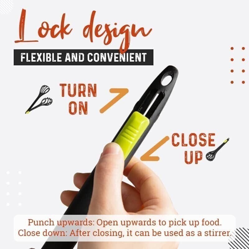 17 (New Year Promotion- SAVE 48% OFF)Kitchen Tongs Egg Whisk🔥BUY MORE SAVE MORE🔥