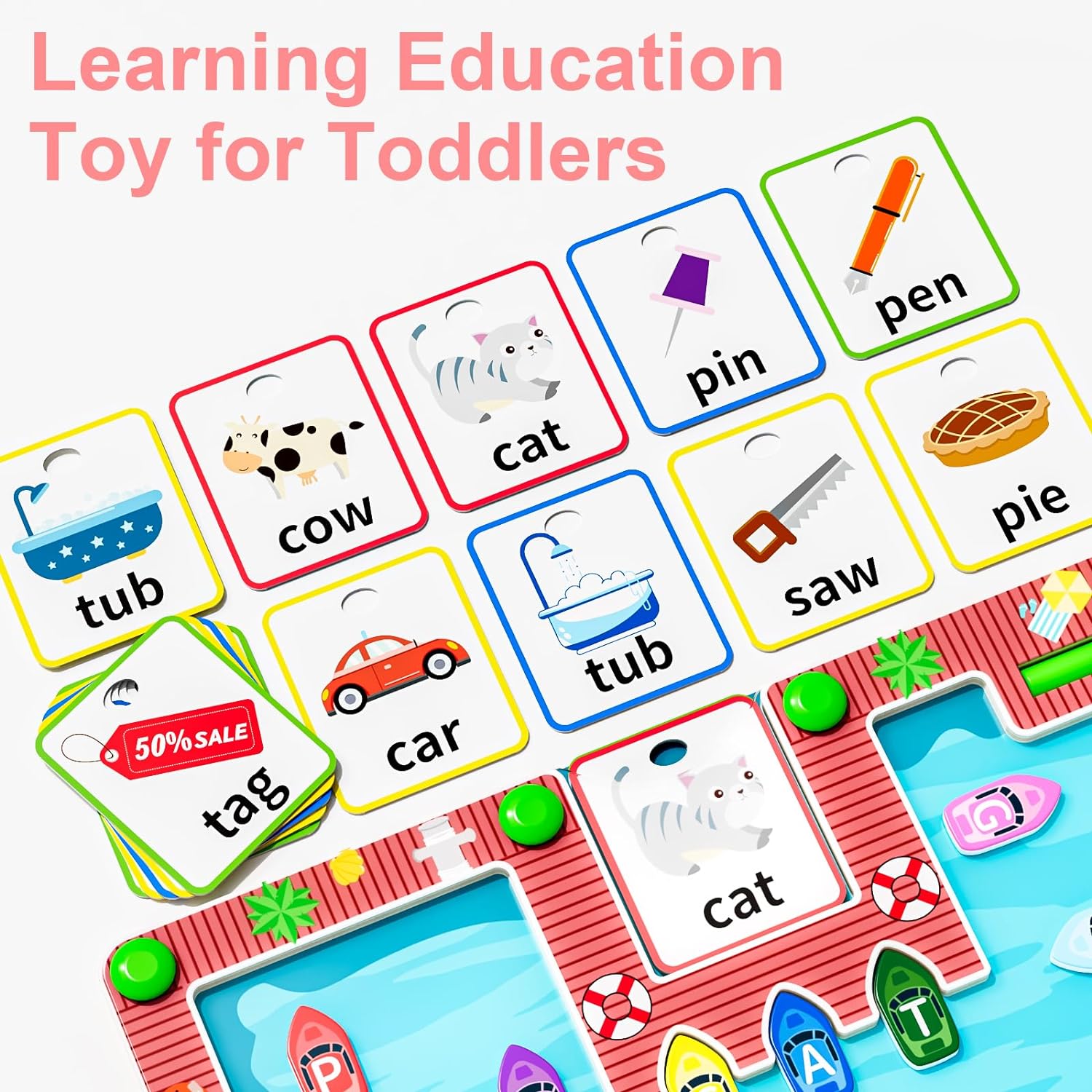 Magnetic Alphabet Maze,Montessori Toys,Wooden Toddler Toys for Ages 2-4,Sensory Travel Toys Fine Motor Skills,Ideal Gift for Boys and Girls