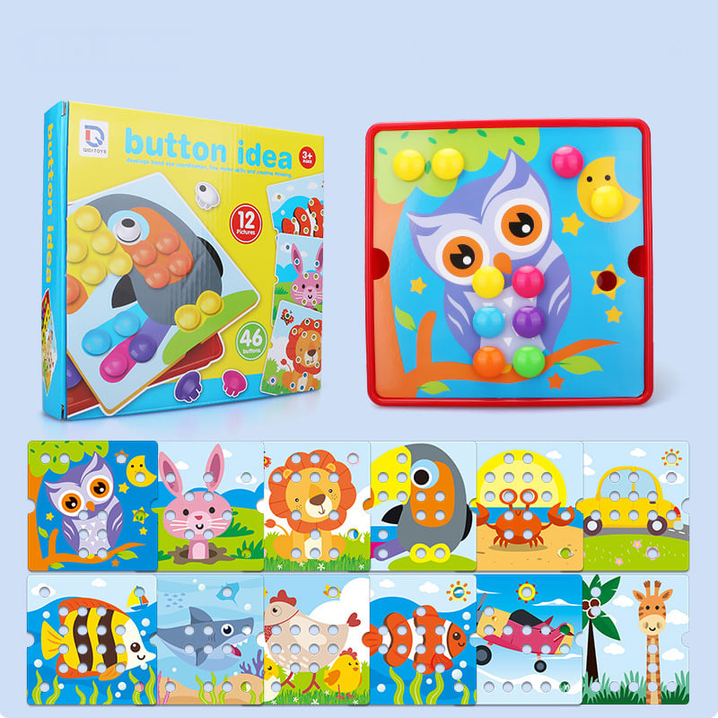 🔥Last Day Promotion 49% OFF - Button Art Toys for Toddlers