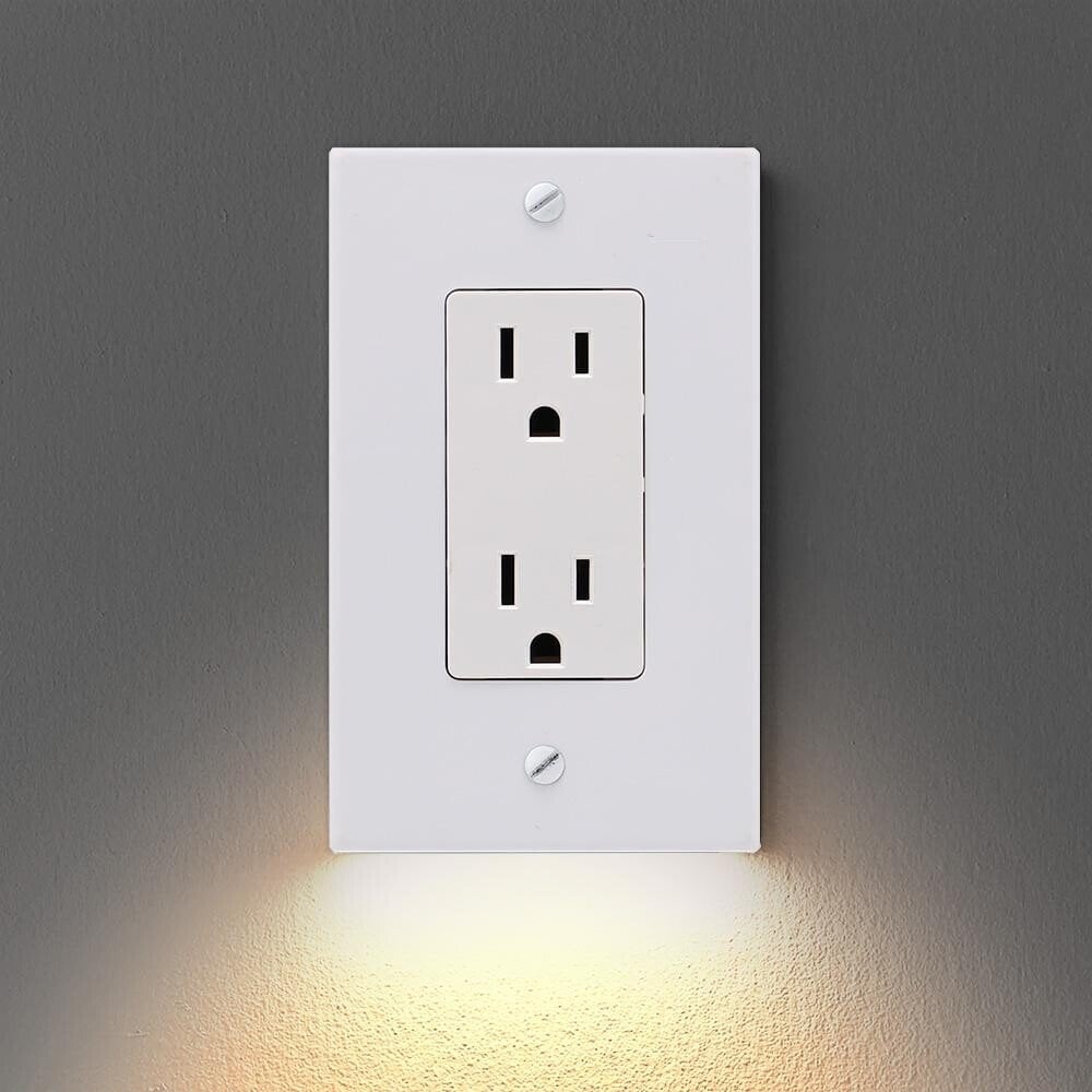 🔥 BIG SALE - 48% OFF🔥Outlet Wall Plate With Night Lights-No Batteries or Wires
