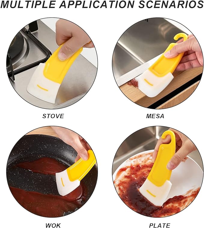 Non-Stick Silicone Kitchen Scraper