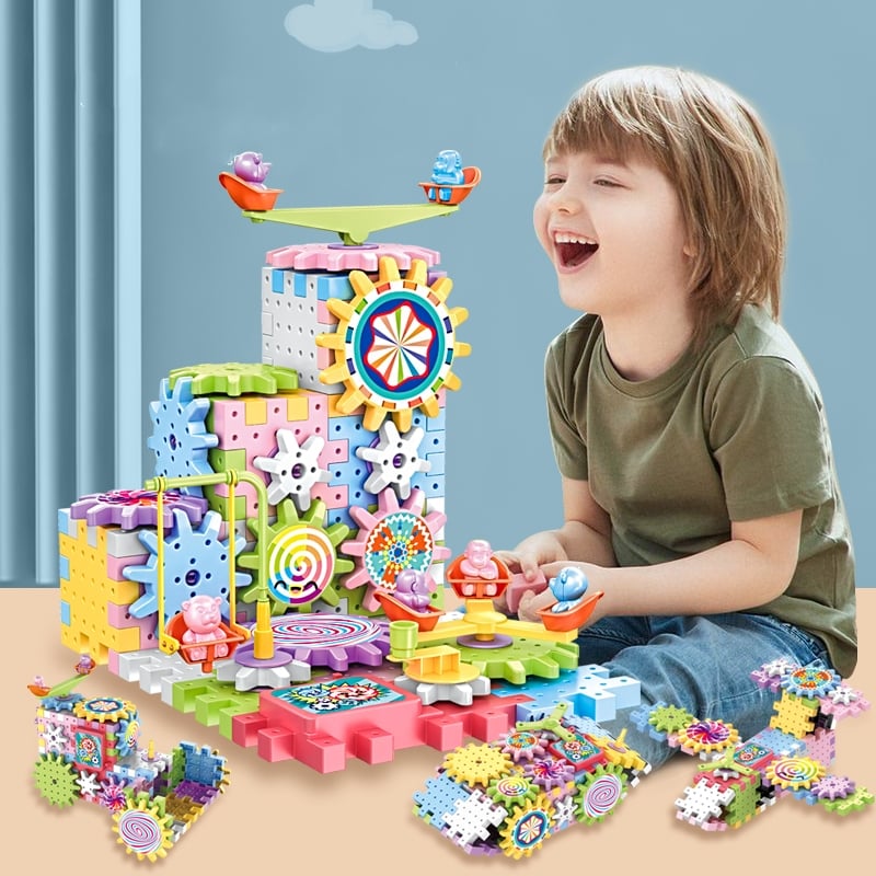 ⚙️Electric Gear Building Block Toys - 🎁Best gift for Christmas🎅🏻