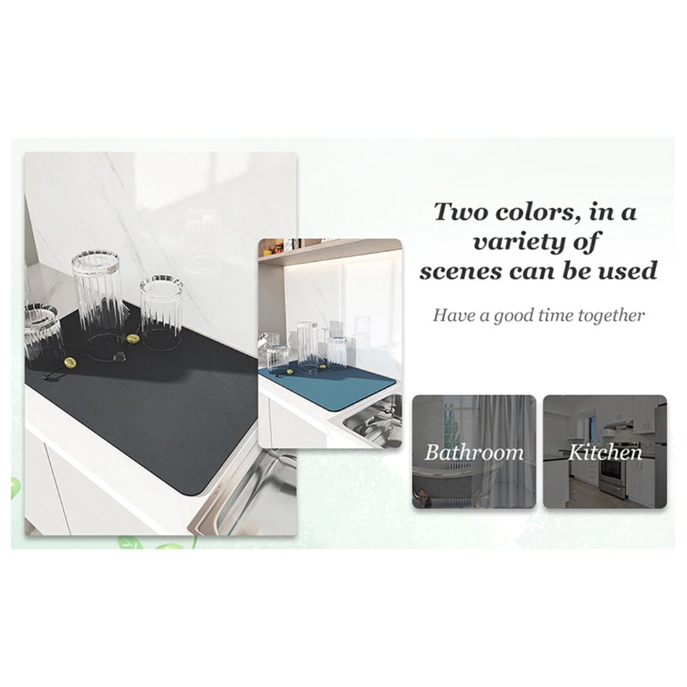 💞HAPPY WOMEN'S DAY SALE 40% OFF🔥 - Kitchen Super Absorbent Draining Mat