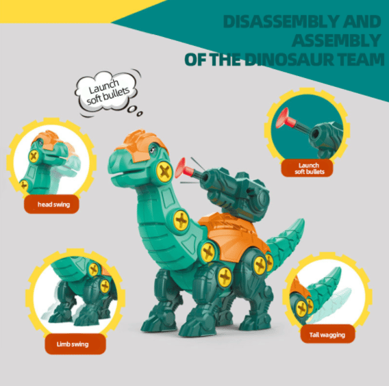 🔥Hot Sale 40% OFF🔥 DIY Dinosaur Toy Construction Set