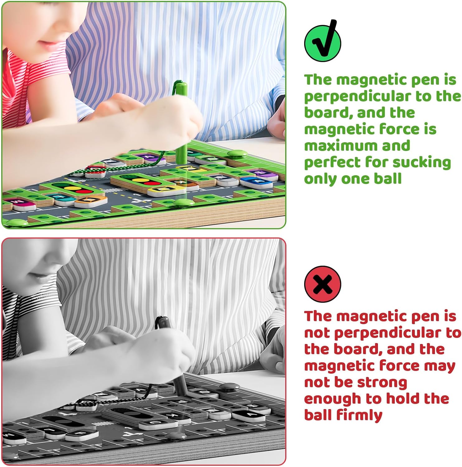 Magnetic Alphabet Maze,Montessori Toys,Wooden Toddler Toys for Ages 2-4,Sensory Travel Toys Fine Motor Skills,Ideal Gift for Boys and Girls