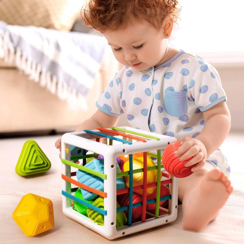 Rainbow Shape Sorter Cube