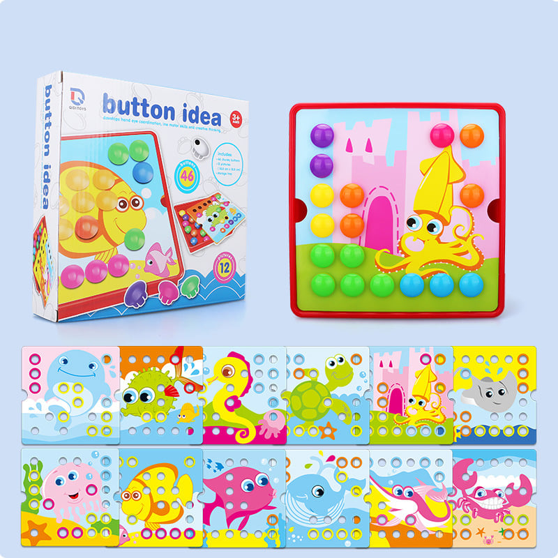 🔥Last Day Promotion 49% OFF - Button Art Toys for Toddlers