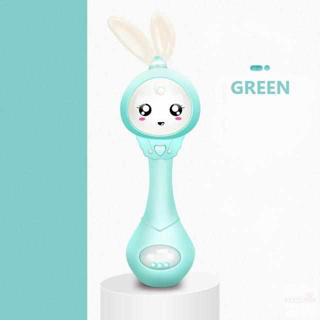 Baby Bunny Music Teether Rattle Toy