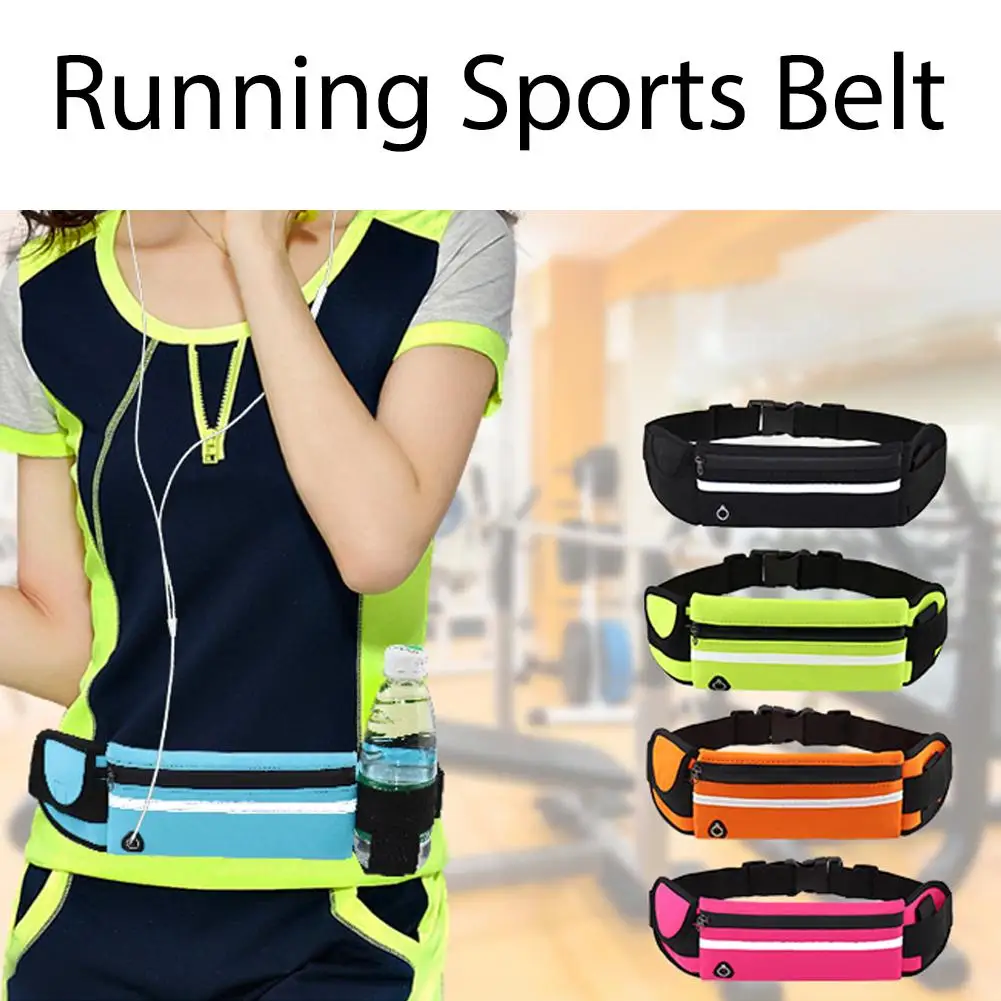 Running Sports Belt Wasit Pack Pockets For Men Women Hiking Outdoor Stretch Sports Belt Wasit Pack Pockets Fanny Pack M3H2